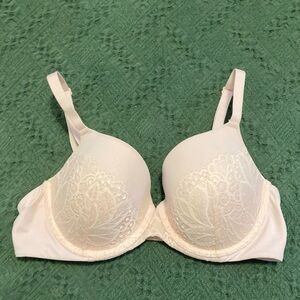 Auden Light Pink The Icon Wired Lace Bra Size 36B